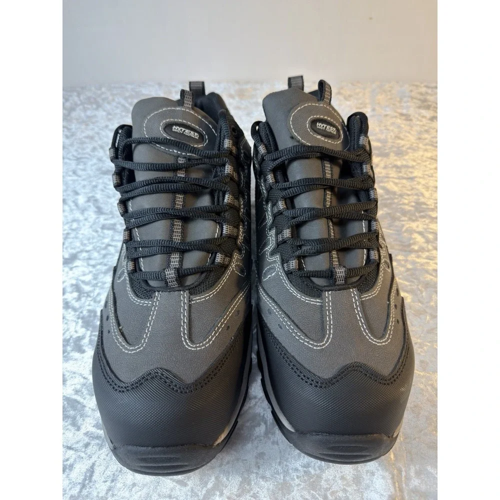 HyTest Safety Shoes 14W‎ Steel Toe ASTM F2413-18 SD10 Slip Resistant Work Shoe